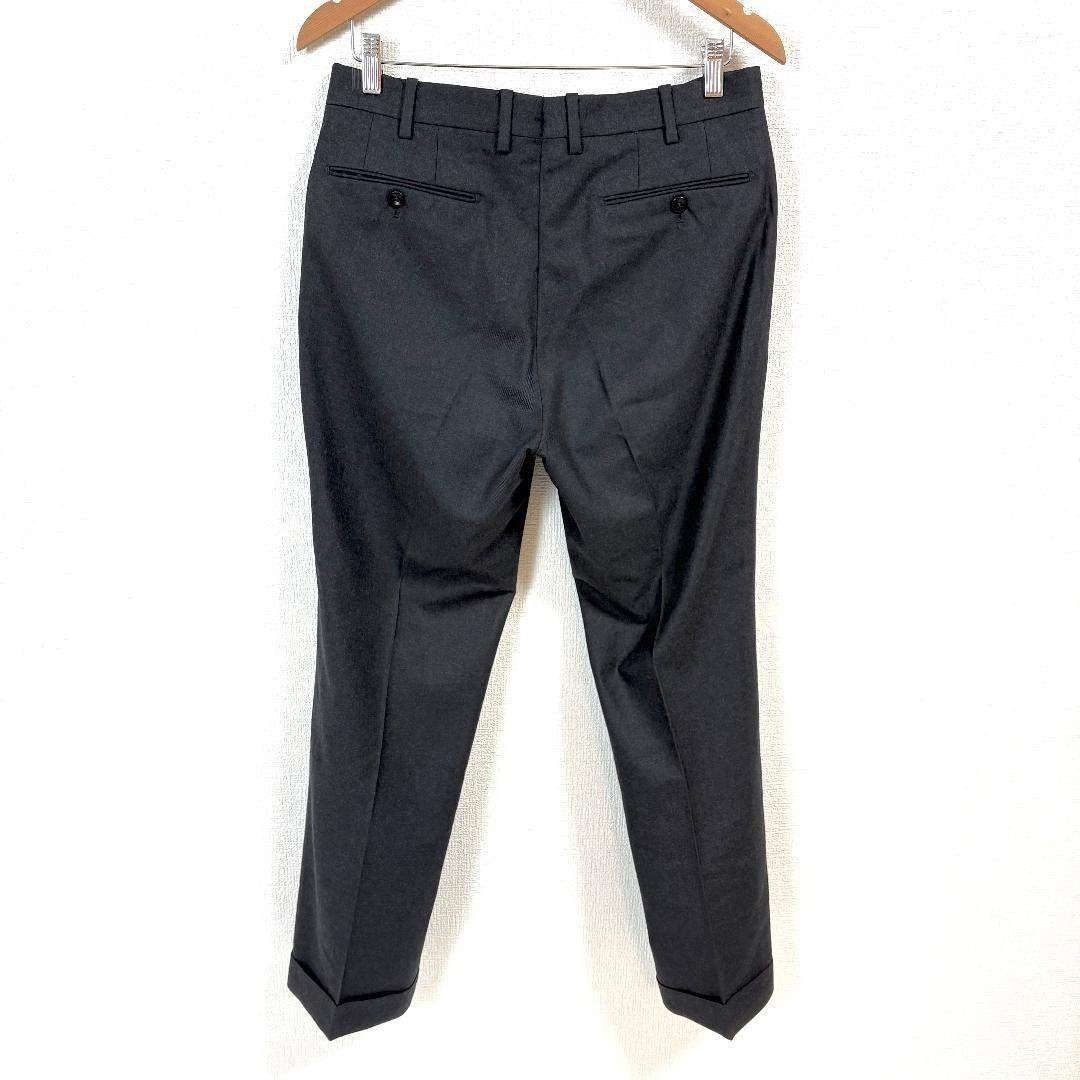 INCOTEX s スラックスパンツ 48 ブラックグレー