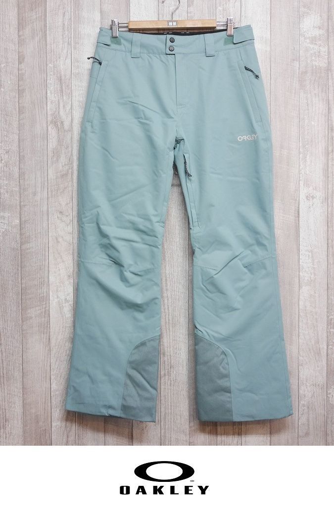 26 OAKLEY JASMINE INSULATED PANT - Mサイズ - MIST PACIFIC レディース スノーボード ウェア パンツ
