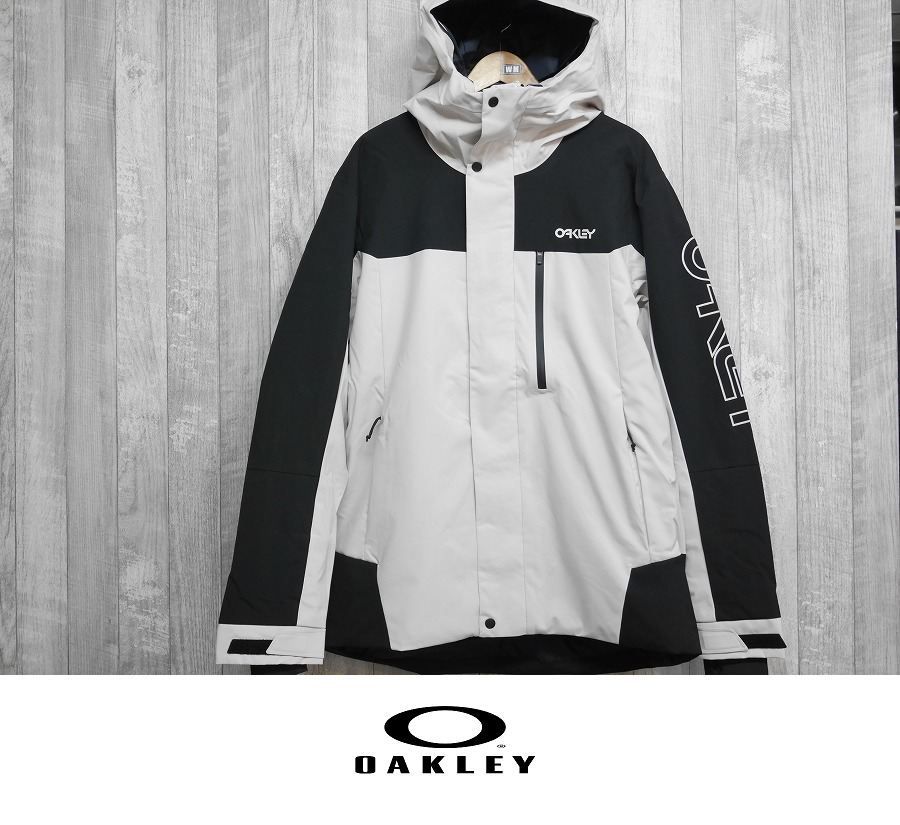 26 OAKLEY TNP TBT INSULATED JACKET - Lサイズ - MIST BLACK スノーボード ウェア ジャケット