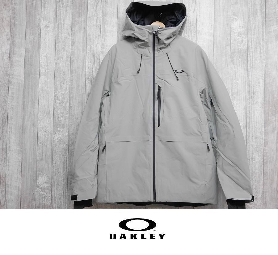 26 OAKLEY CANOPY INSULATED JACKET - Mサイズ - CEMENT スノーボード ウェア ジャケット