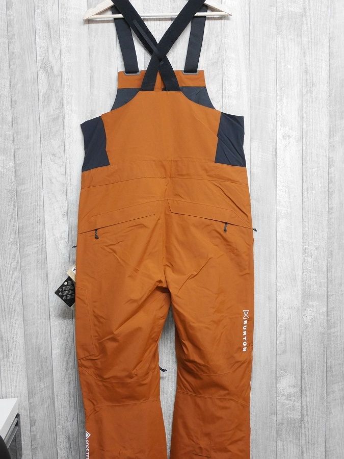 26 BURTON ak CYCLIC GORE-TEX 2 Layer BIB PANT - Mサイズ Brown スノーボード ウェア ビブパンツ ゴアテックス
