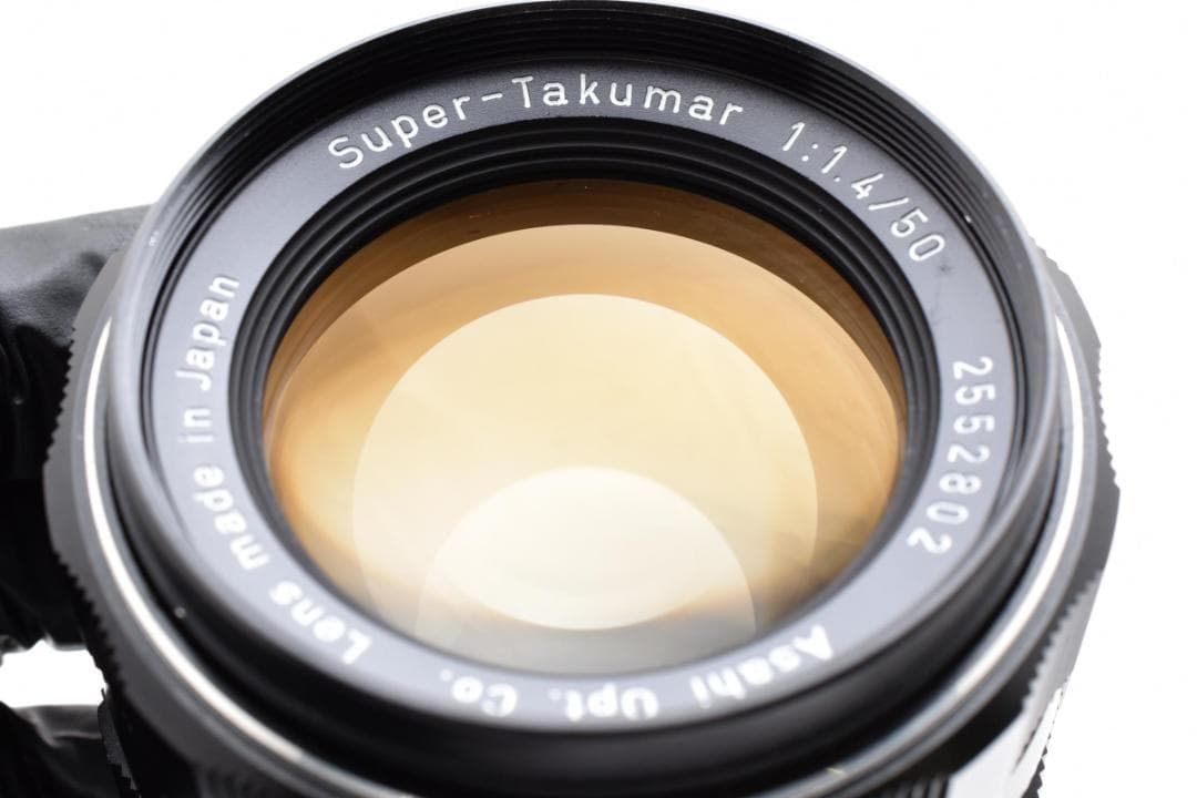 【黄変なし】Super Takumar 50mm F1.4 フード付 C109 黄変なし】Super Takumar 50mm F1.4 フード付 C109 Super-Multi-Coated