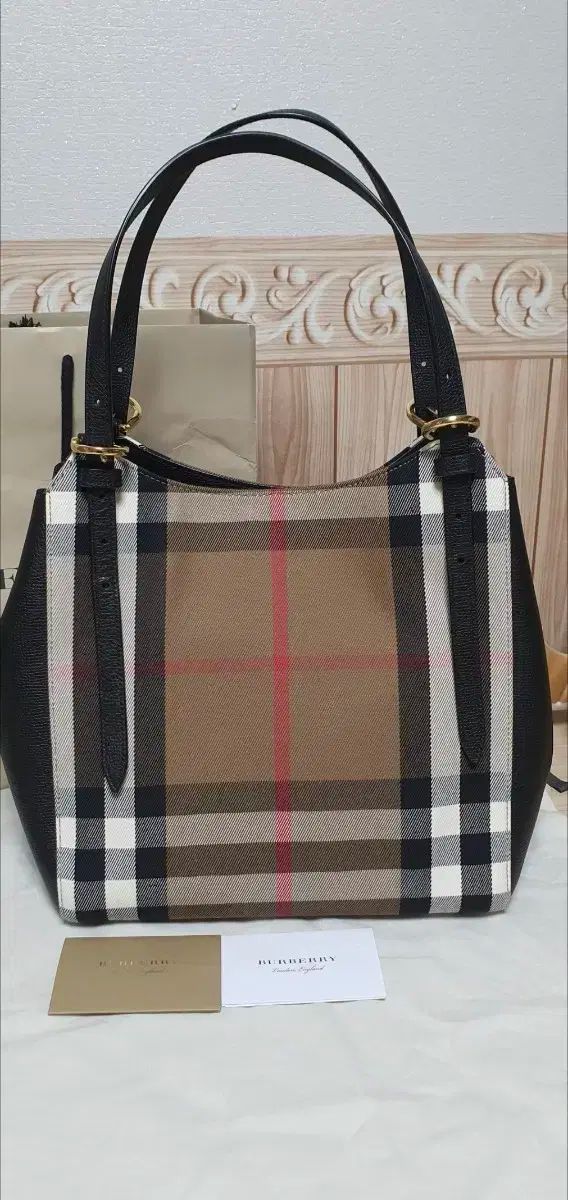 バーバリー カンタービー ショルダーバッグ トートバッグ S級 鑑定O