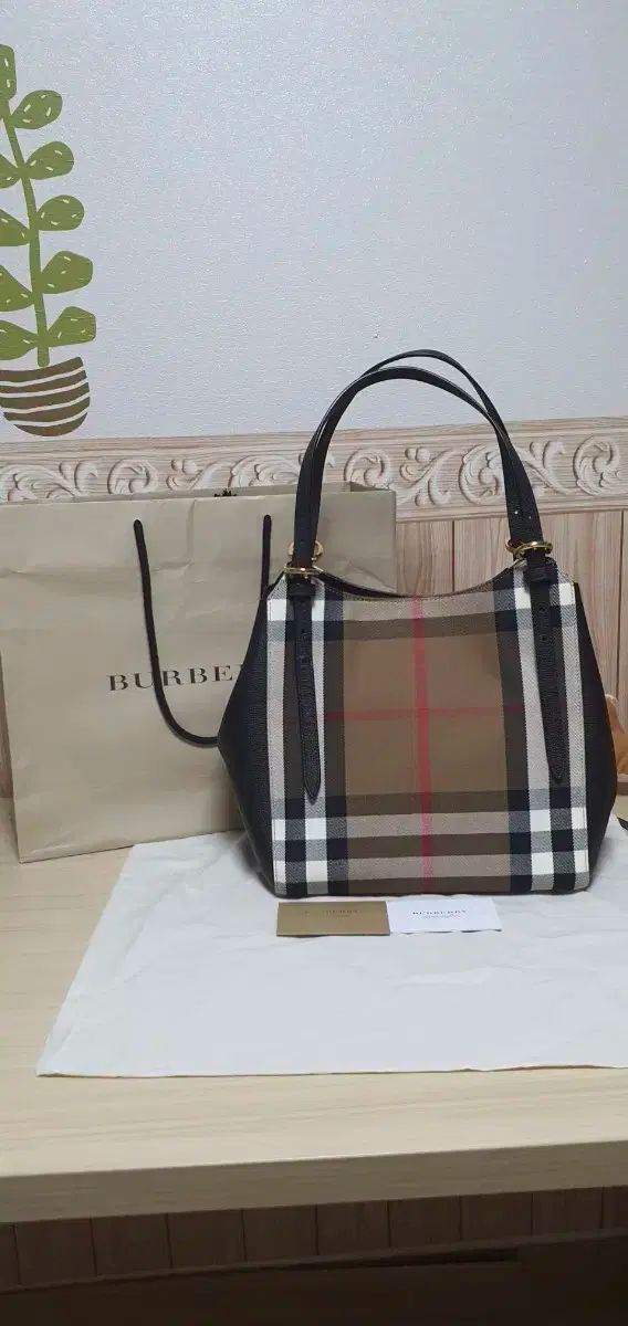 バーバリー カンタービー ショルダーバッグ トートバッグ S級 鑑定O