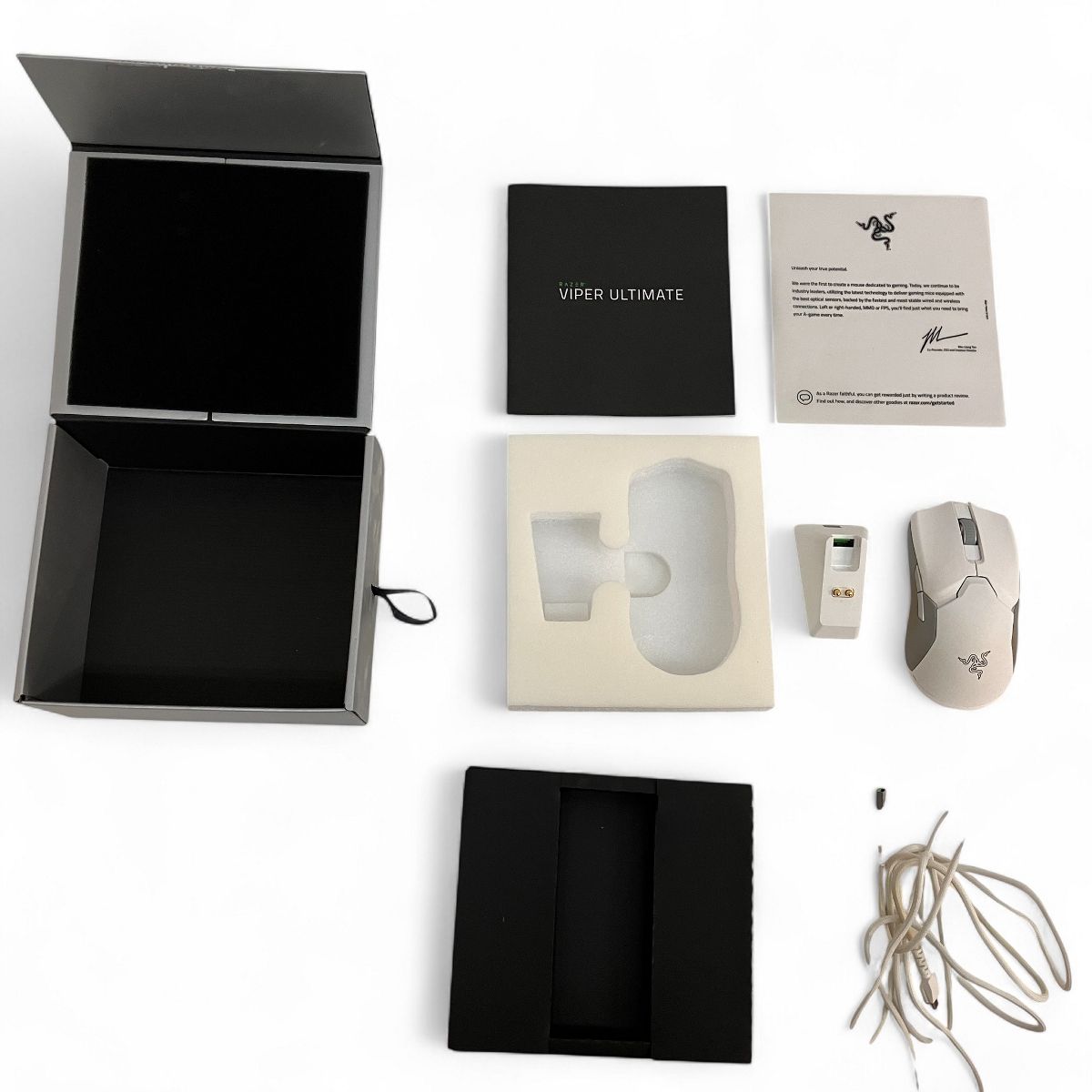 RAZER Viper Ultimate RZ01-03050400-R3M1 Mercury White レイザー ワイヤレス ゲーミング マウス Z10355780