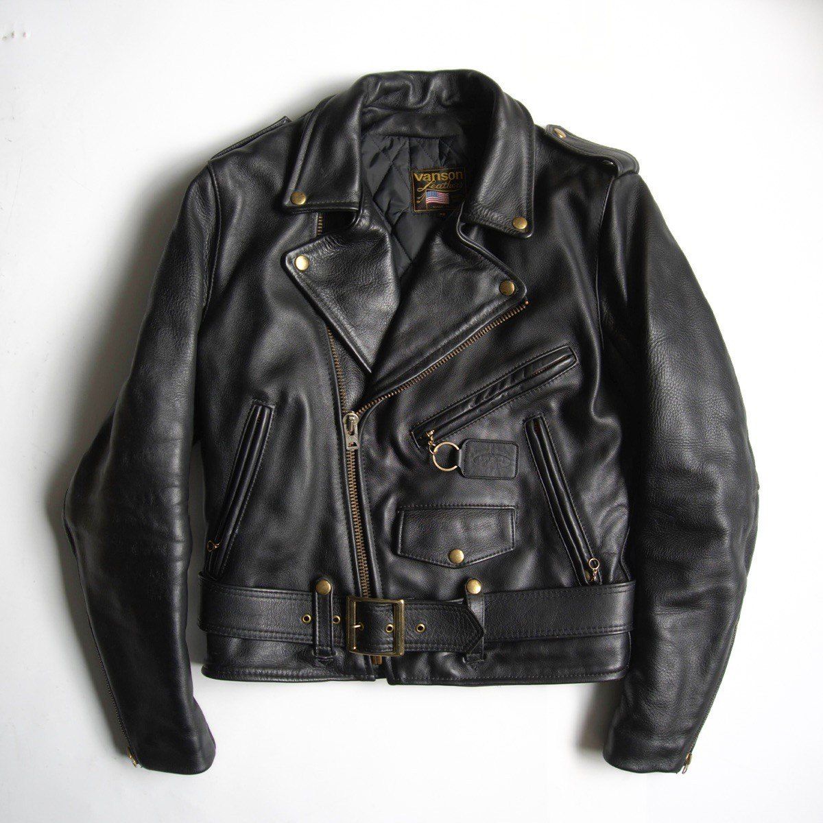 VANSON C2 ダブルライダース ジャケット 38 レザー バンソン 25100254