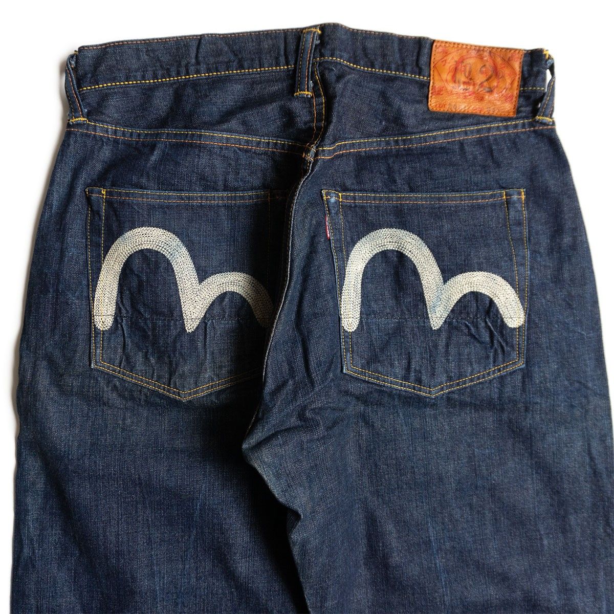 美品/濃紺】EVISU 【LOT.2001 デニムパンツ】34×35 エビス ジーンズ