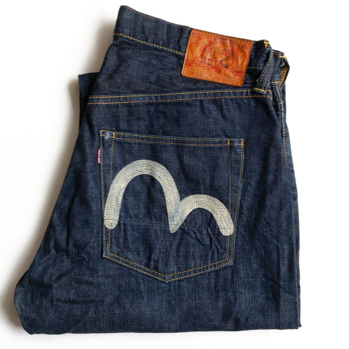 美品/濃紺】EVISU 【LOT.2001 デニムパンツ】34×35 エビス ジーンズ