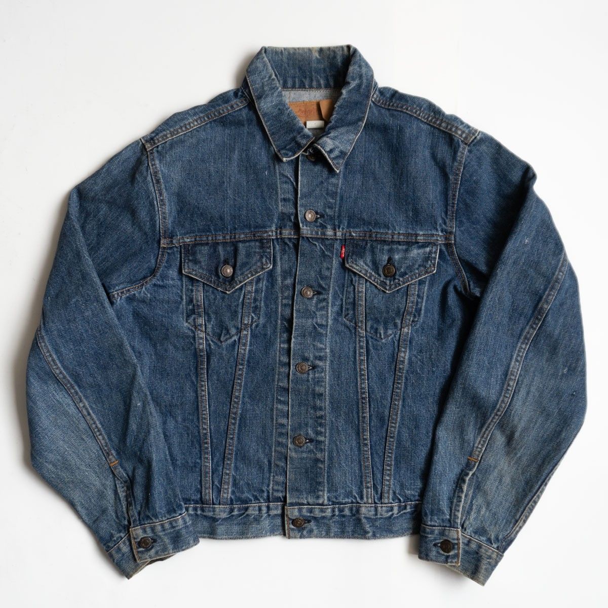 雰囲気抜群 ビッグサイズ LEVI S 70s 70505 4th デニムジャケット 70年代 リーバイス スモールe 25110026