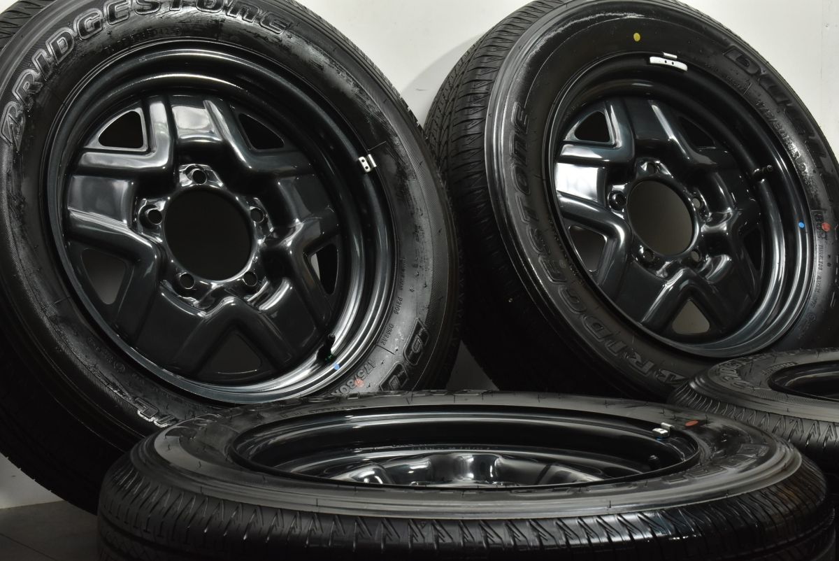 製 超バリ溝 スズキ JB 64 ジムニー 16 in 5 J 22 PCD 139 7 ブリヂストン デューラーH L 852 175 80 R 15 23 JA 12