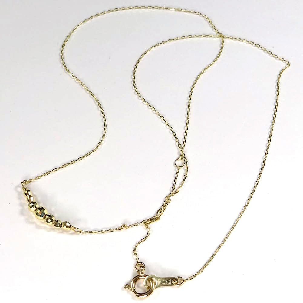 K10イエローゴールド チェーンネックレス