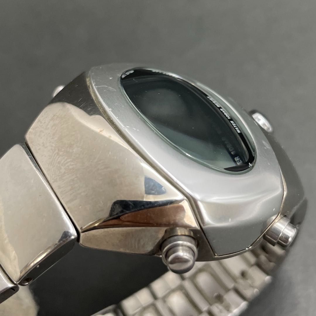 動作OK】SEIKO ALBA スプーン W671-4030 QZクォーツ デジタル腕時計