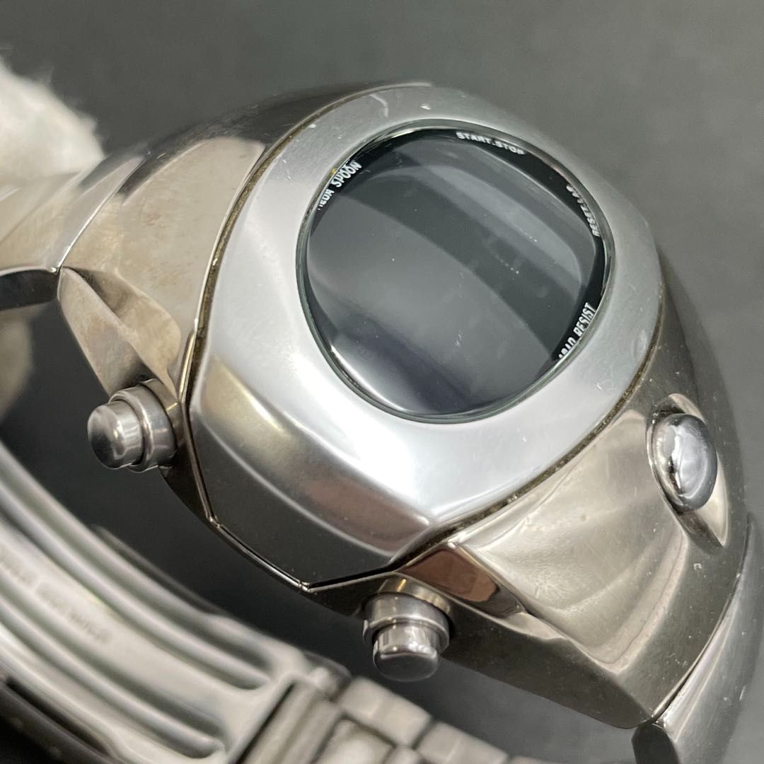 動作OK】SEIKO ALBA スプーン W671-4030 QZクォーツ デジタル腕時計