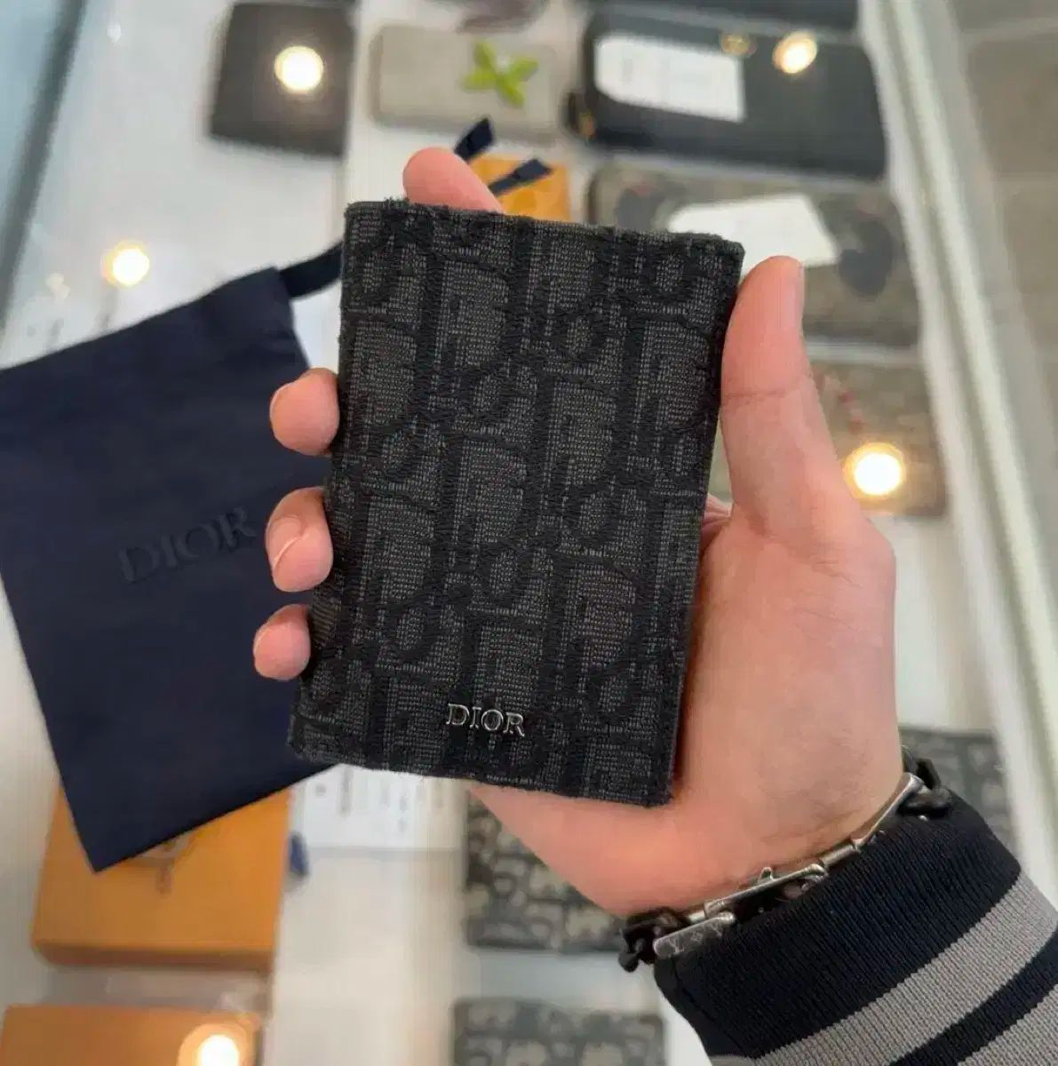 23年式 ディオール オブリーク オーガナイザー ブラック