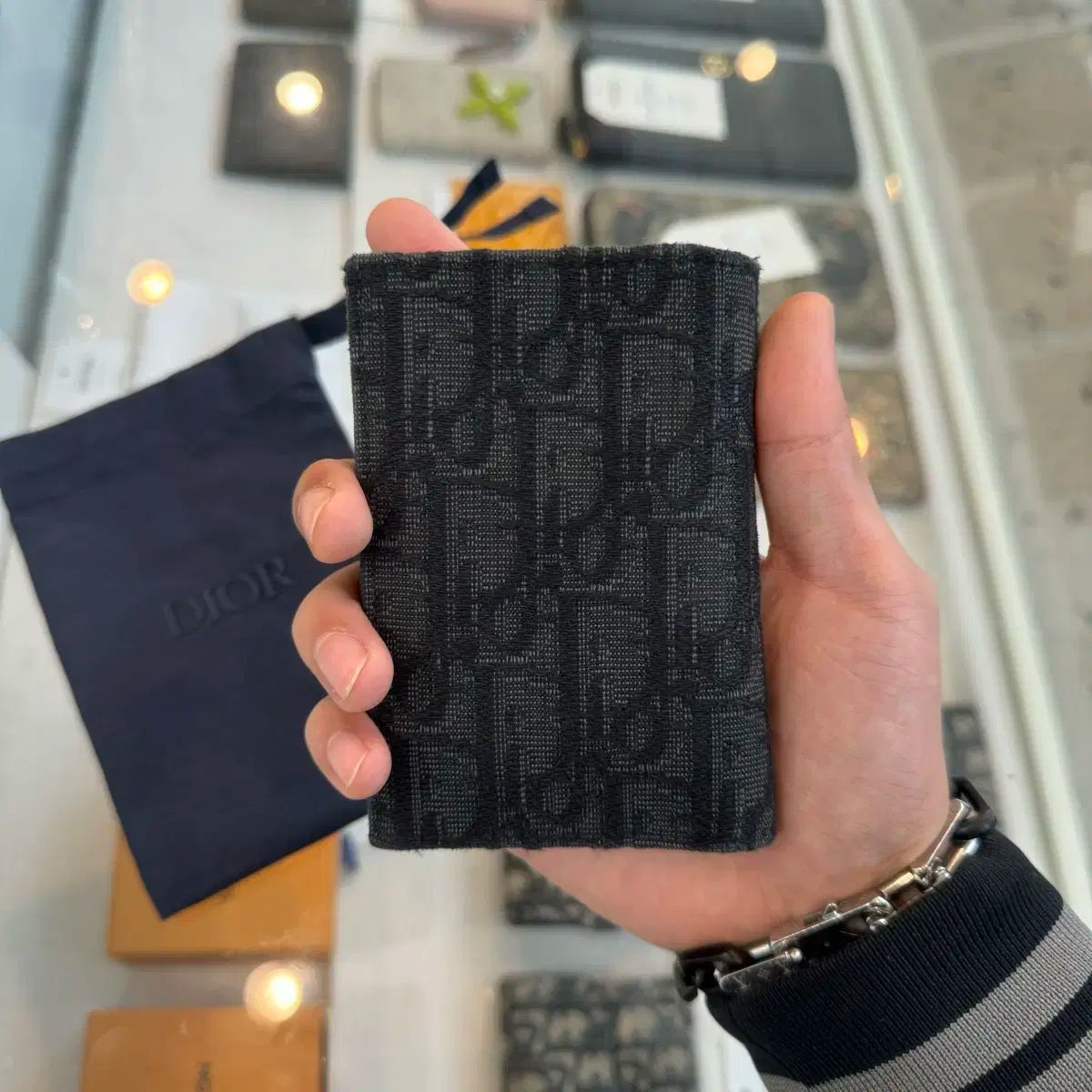 23年式 ディオール オブリーク オーガナイザー ブラック