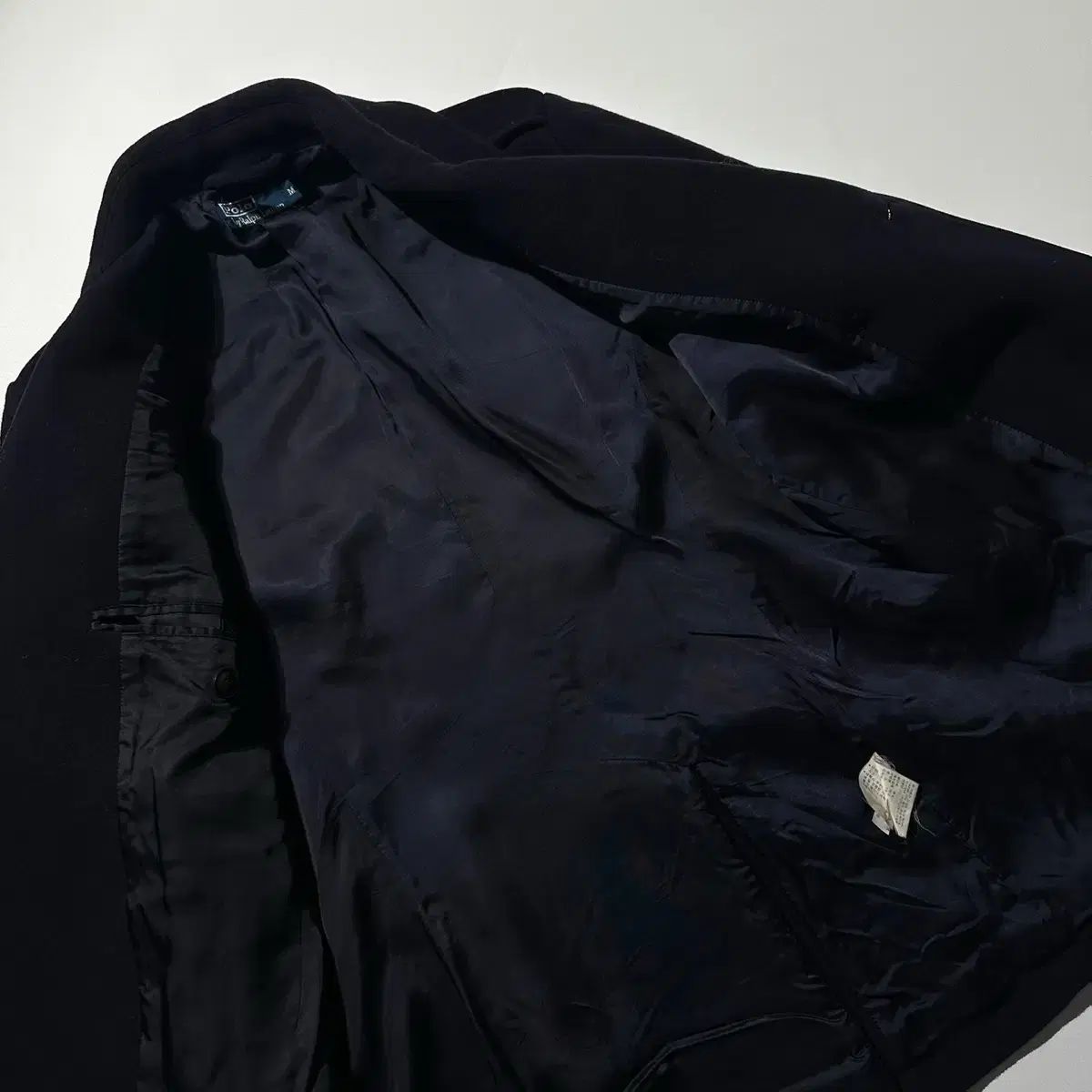 M ポロラルフローレン ウール ダブル ピーコート ネイビー KANDAIZUMI_COM