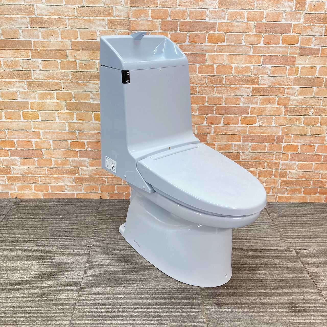品 INAX イナックス ベーシアB トイレ洋式便器 床下排水 BC-B10SU 排水芯200mm とウォシュレット一体型タンク DT-B282U のセット BB7 ブルーグレー 12J100601