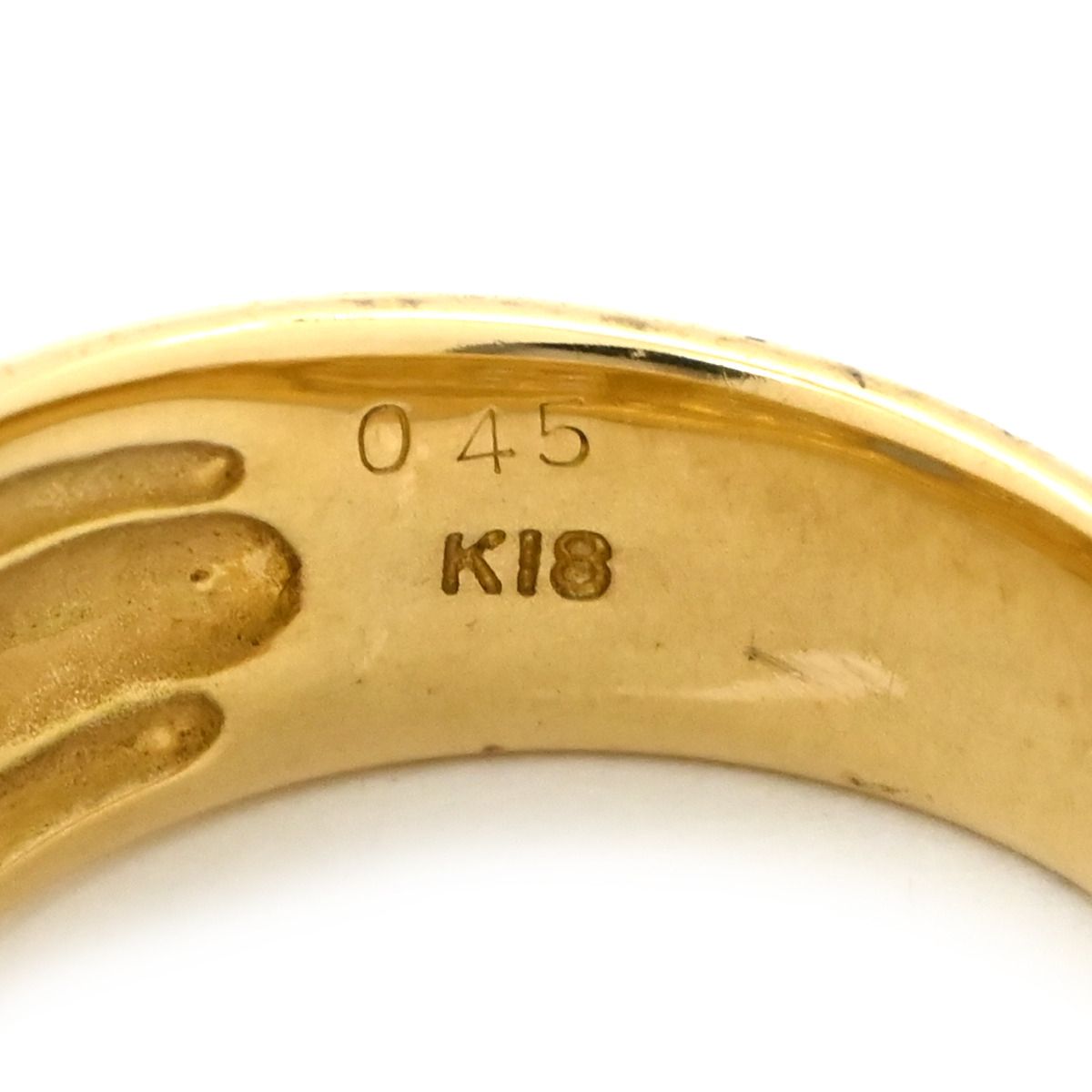 リング 指輪 ブルーサファイア ダイヤ K18YG サファイア ダイヤモンド イエローゴールド×ブルー Au750 18K 18金 ダイヤ ジュエリー 10号 FORTGASGNV_COM_BR