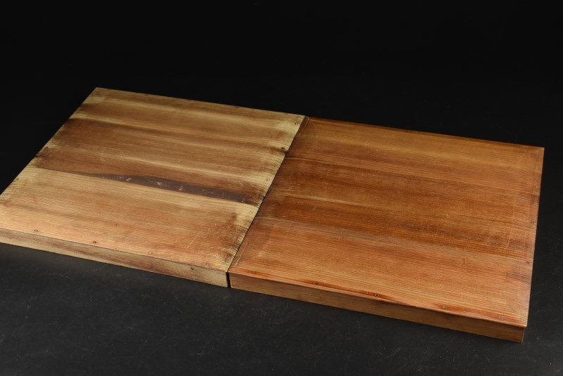 蔵A3236a 杉製 会席膳 四方盆 五客 木箱 2.8㎝×33.5㎝ WWW_IBETON_RU