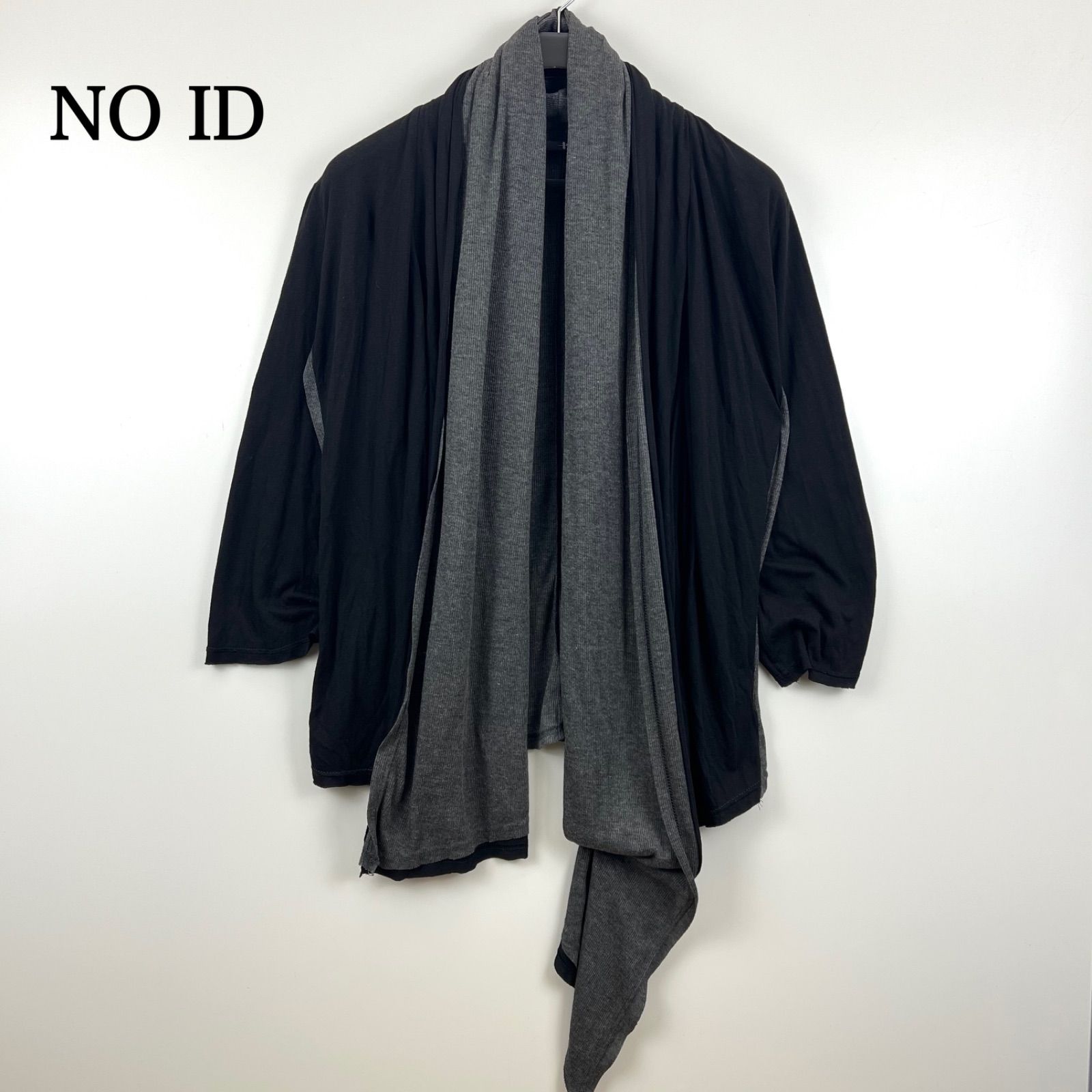 NO ID y2k archive drape cardigan 1 ノーアイディー ドレープラップ