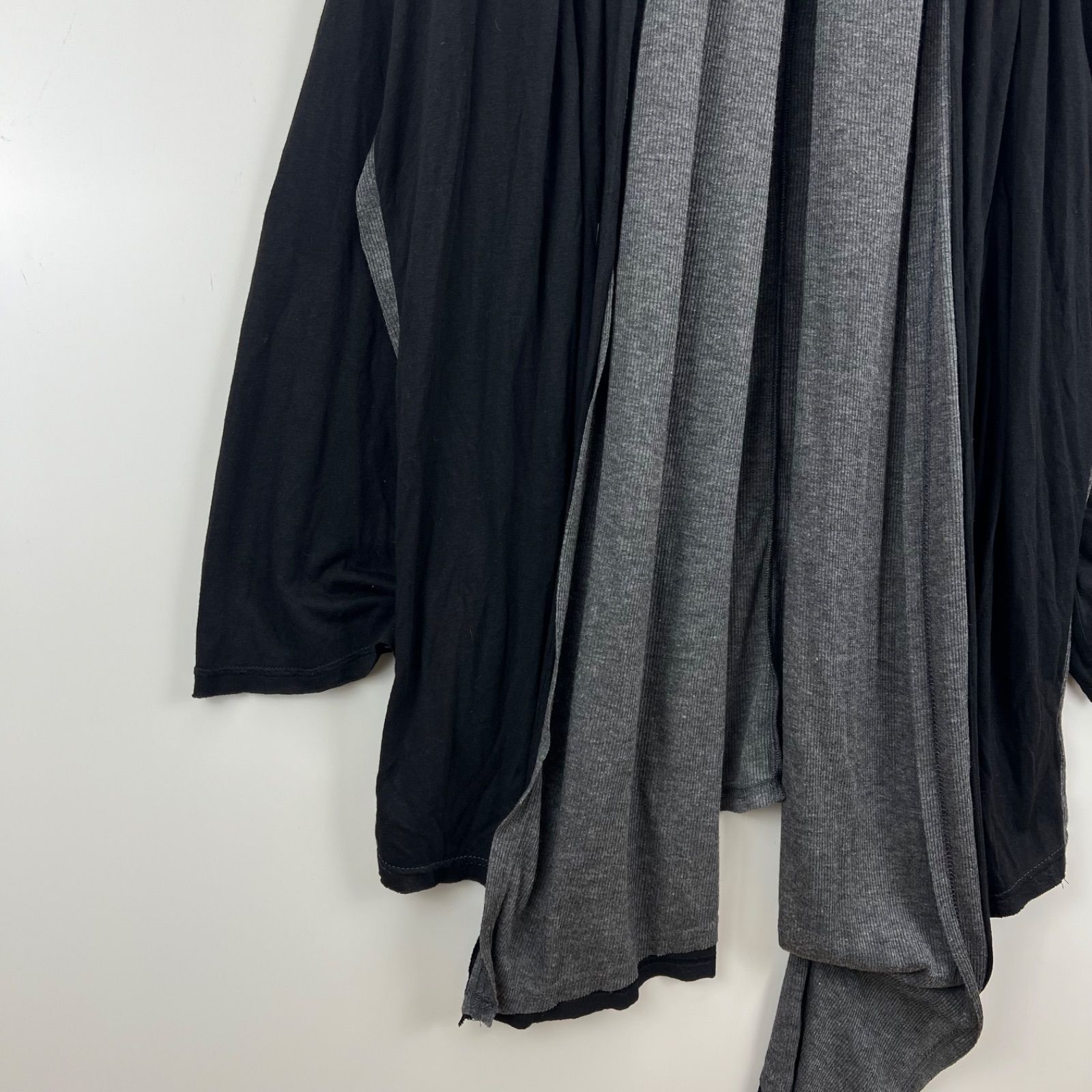 NO ID y2k archive drape cardigan 1 ノーアイディー ドレープラップ