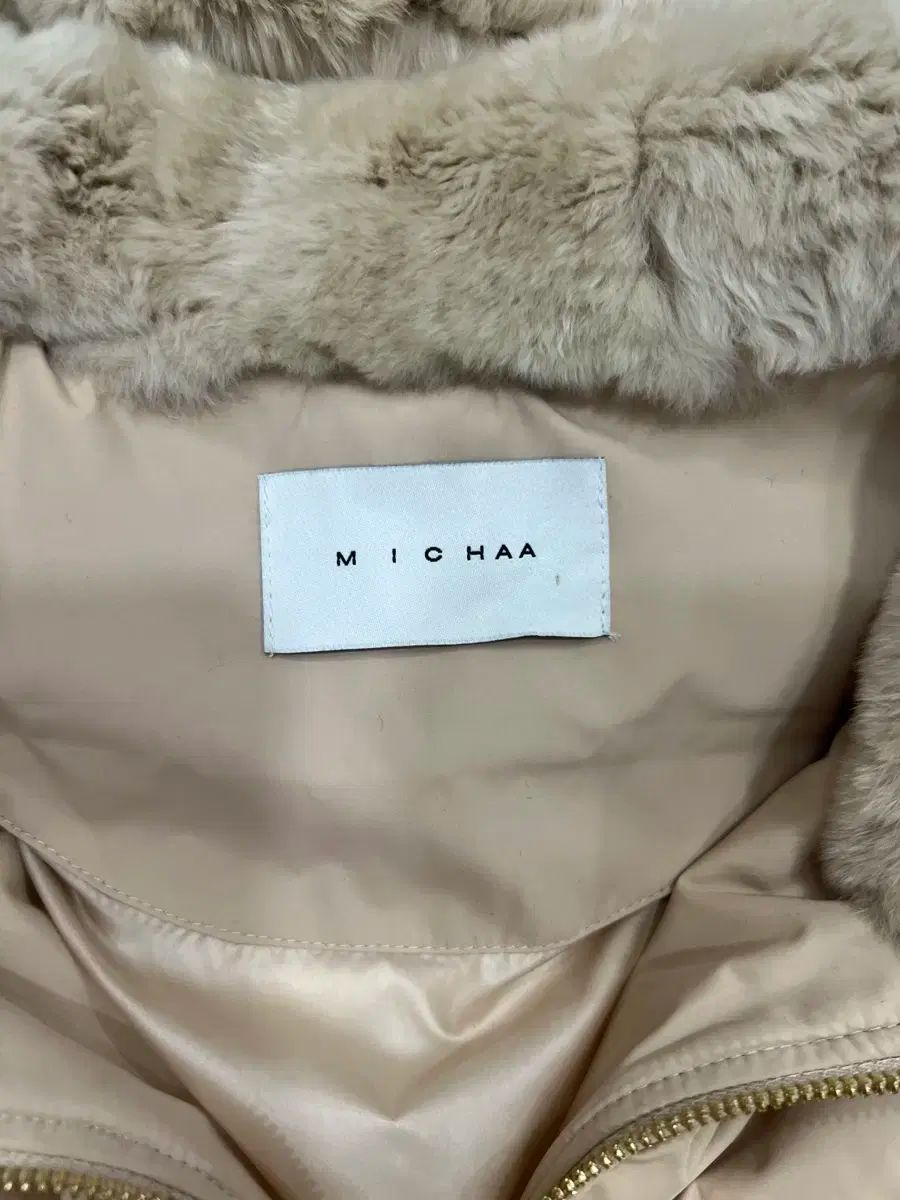 itMICHAA フード ファー ロング ダウン