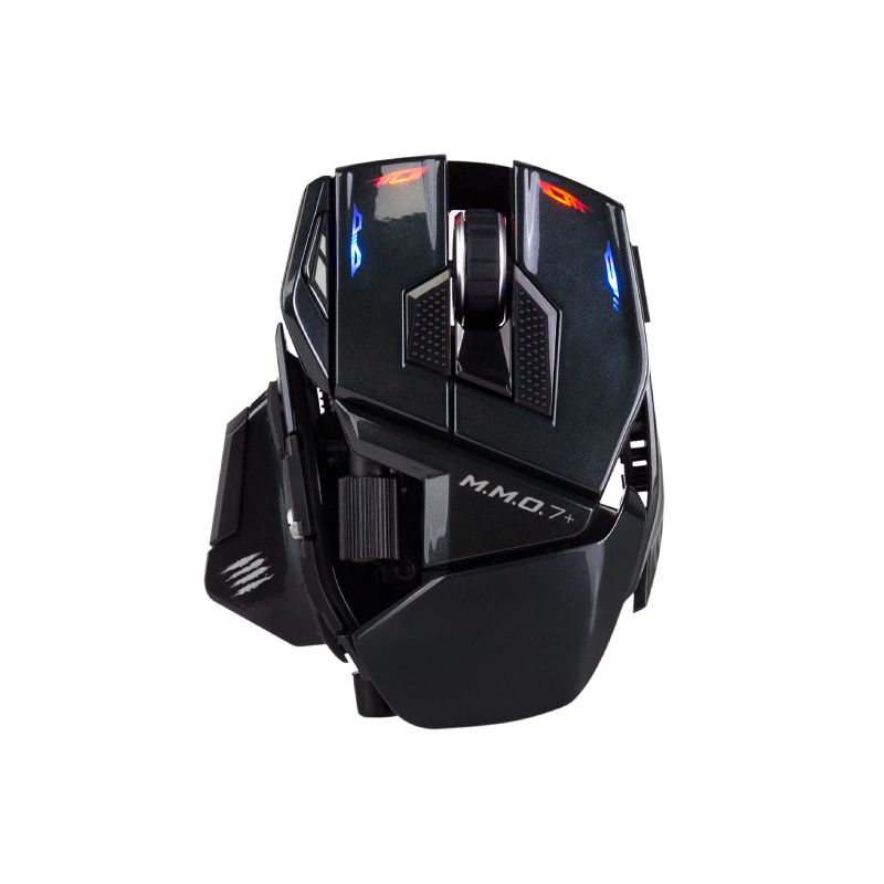 メーカー Mad Catz マッドキャッツ M.M.O. 7 ゲーミングマウス 有線 無線 両対応 高精度 21ボタン MM10NHINBL000-0J
