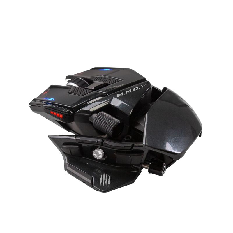 メーカー Mad Catz マッドキャッツ M.M.O. 7 ゲーミングマウス 有線 無線 両対応 高精度 21ボタン MM10NHINBL000-0J