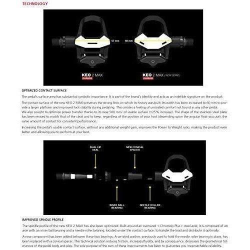 LOOK ルック KEO 2 MAX CARBON ケオ 2 マックス カーボン ペダル ブラック BRIGHTFACE_UK