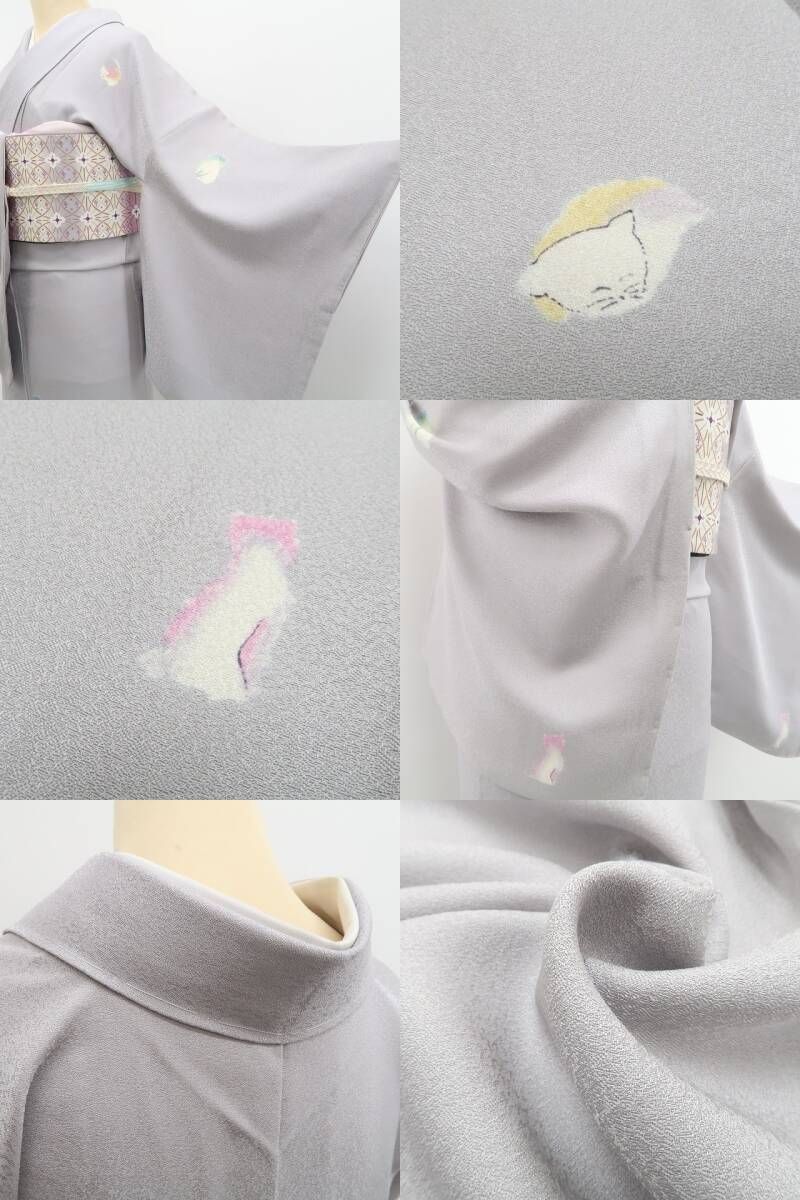 お洒落小紋で今をときめく華となる”仕付け糸付