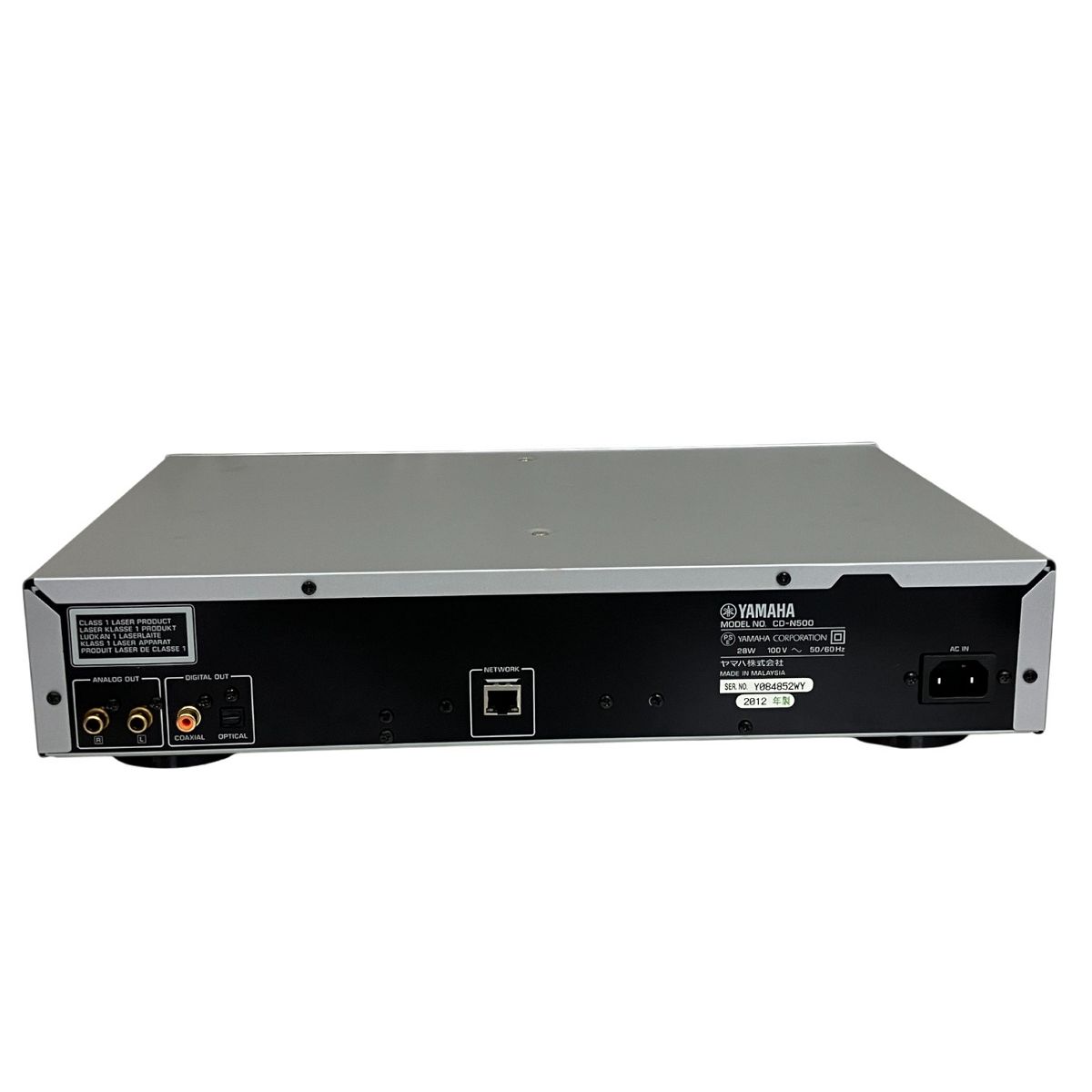  YAMAHA CD N 500 ネットワークCDプレーヤー 2012年製 HiFiオーディオ CD再生 DLNA ネットラジオ対応 音響機材 CD SACDプレーヤー プレーヤー