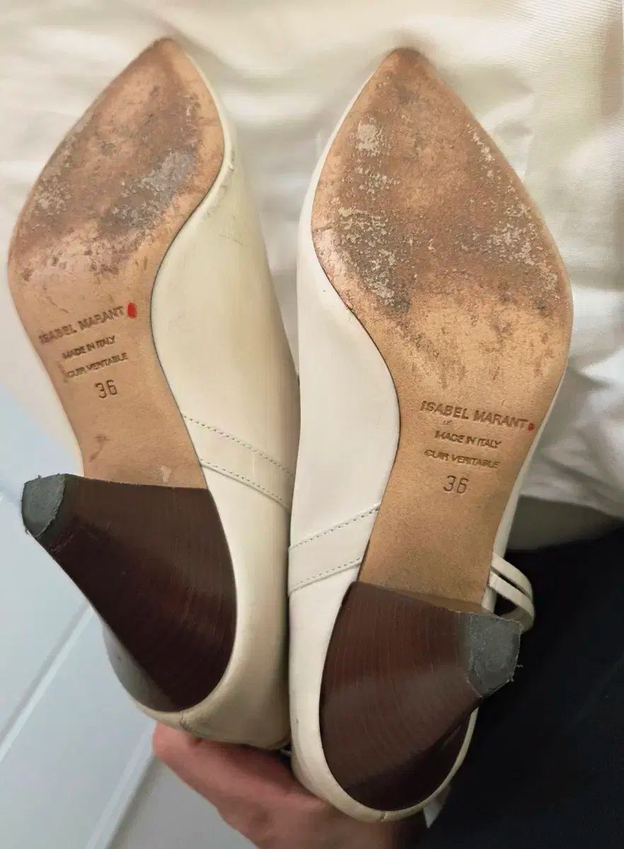  イザベル マラン ロングブーツ 白 36 その他 ブーツ