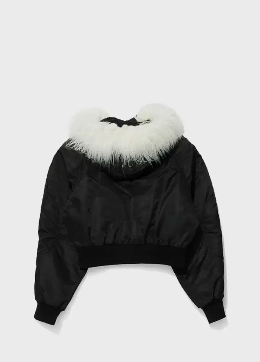 open yy フェイクファー ma-1 ジャケット