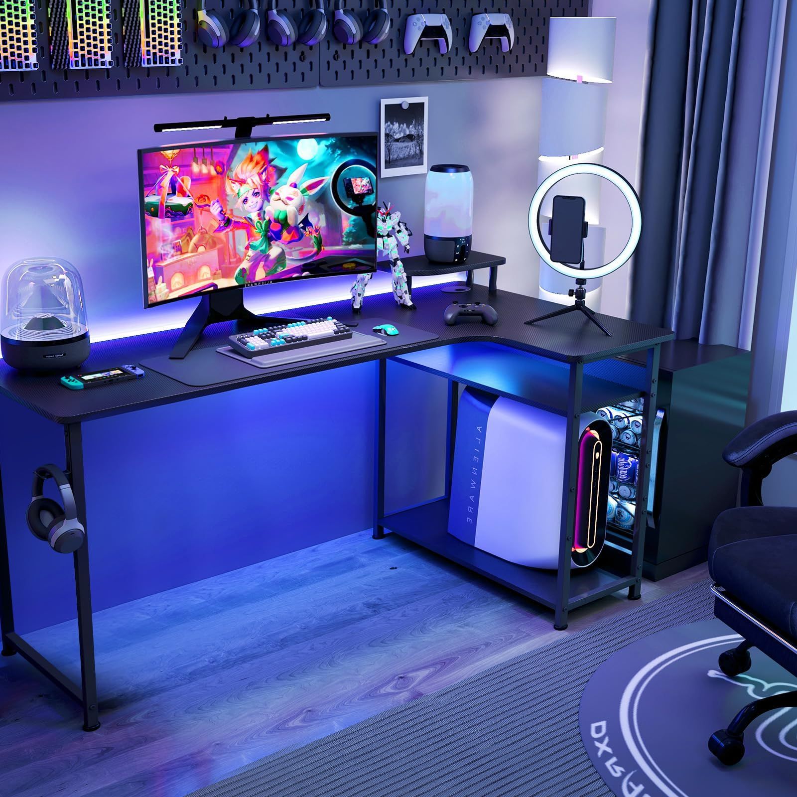 ラック付き モニターアーム対応