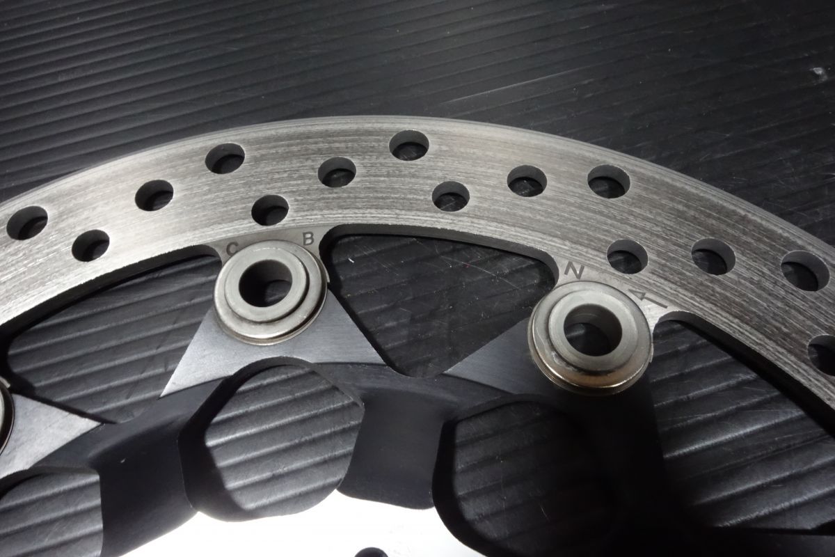 フロント ブレーキ ディスクローター 左右セット 取付け ボルト ネジ ホンダ 純正 残4.4mm VFR1200F-DCT SC63 R20251027 BRIGHTFACE_UK