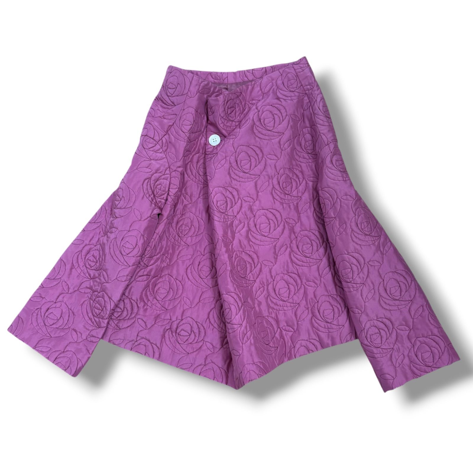 tricot COMME des GARCONS 変形シルクキルティングジャケット