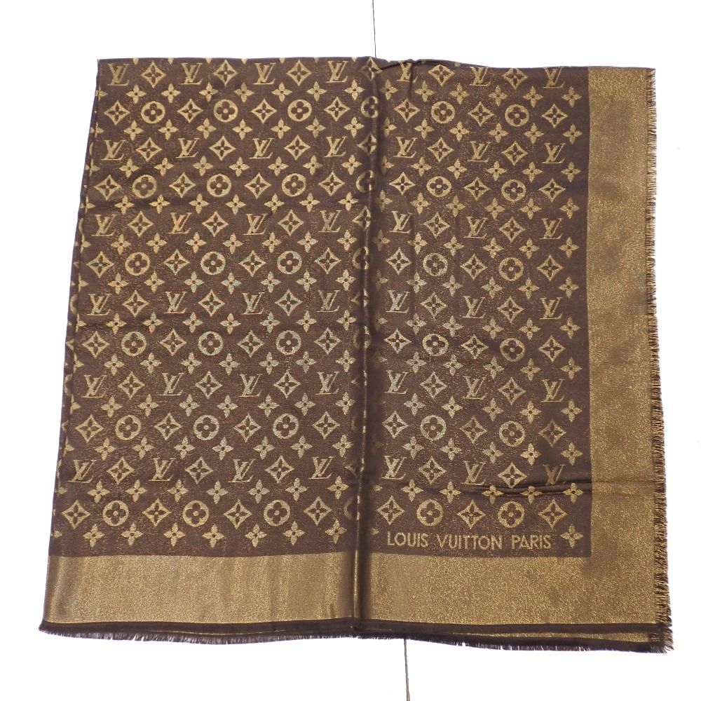 Ft632902 ルイ ヴィトン ショール ショールモノグラム 400505 ブラウン レディース LOUIS VUITTON