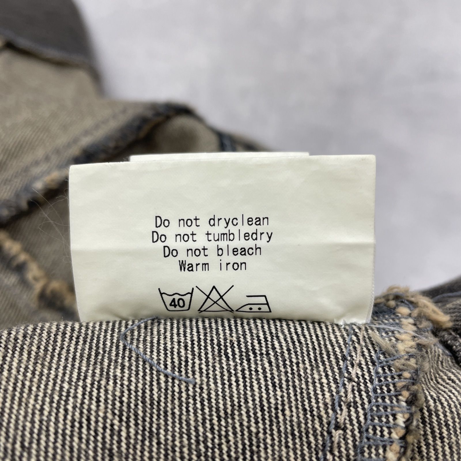 ANNE VALERIE HASH アンヴァレリーアッシュ デニムジャケット クロップド コットン グレー レディース S WWW_SMP1DAWEKUDUS_SCH_ID