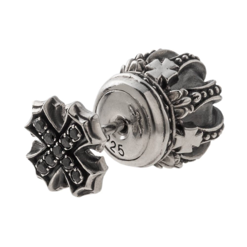 クラウンキャッチクロスピアス アルテミスキングス シルバー ジュエリーブランド