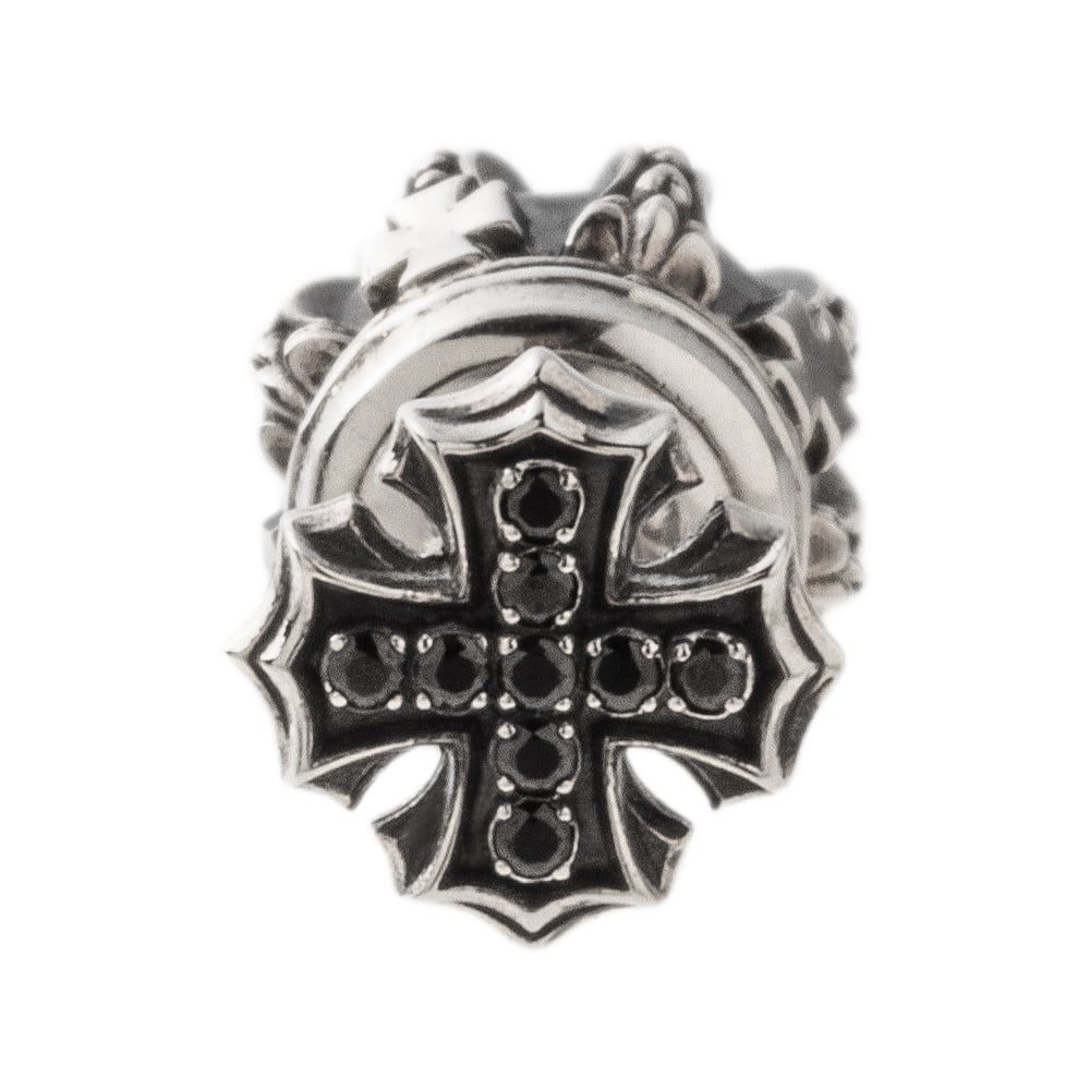 クラウンキャッチクロスピアス アルテミスキングス シルバー ジュエリーブランド