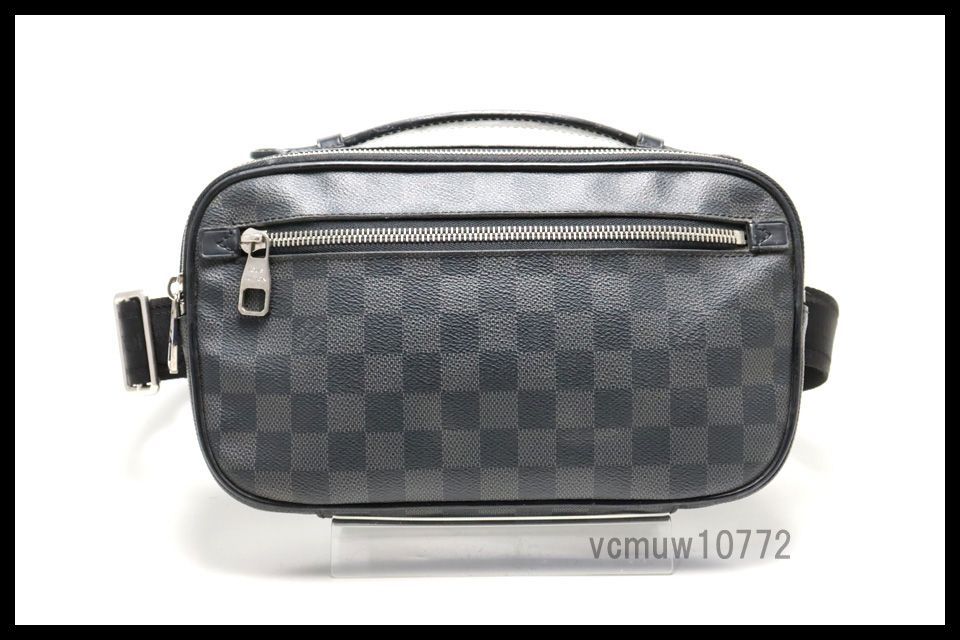 近年モデル 美 LOUIS VUITTON ダミエグラフィット アンブレール レザー 2way ボディバッグ ルイヴィトン 1023am78-2M