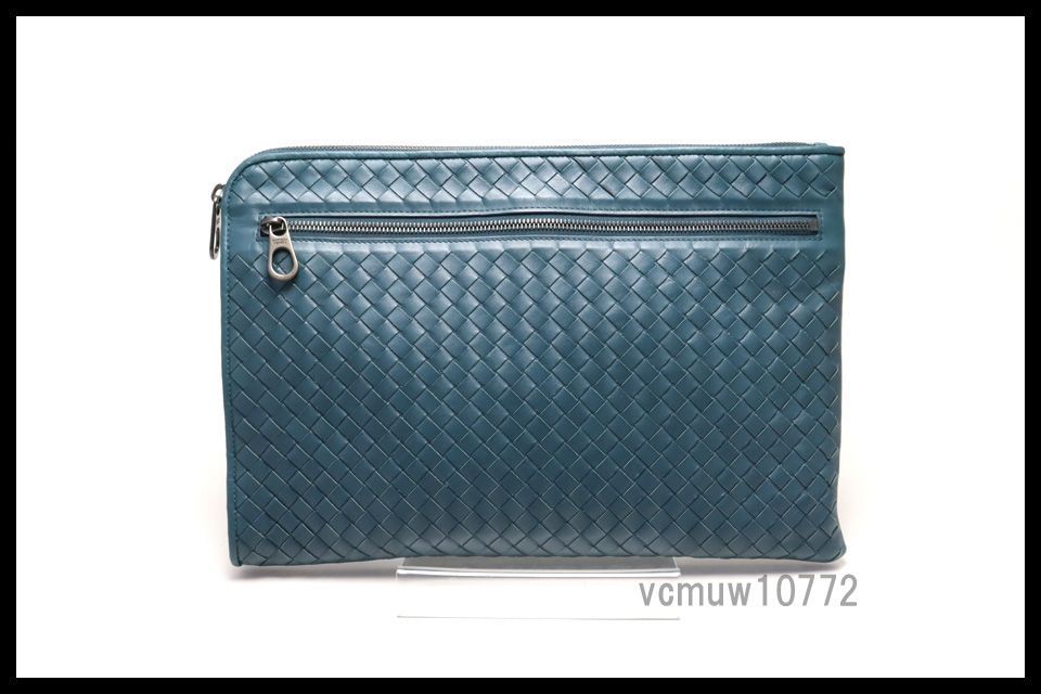 新タグ 美 BOTTEGA VENETA イントレチャート レザー クラッチバッグ セカンドバッグ ボッテガヴェネタ 1023qb20666