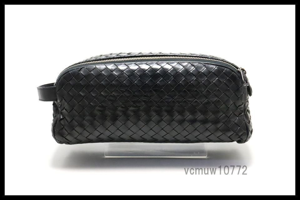 美 BOTTEGA VENETA イントレチャート レザー セカンドバッグ ボッテガヴェネタ 1023vbC8253-O