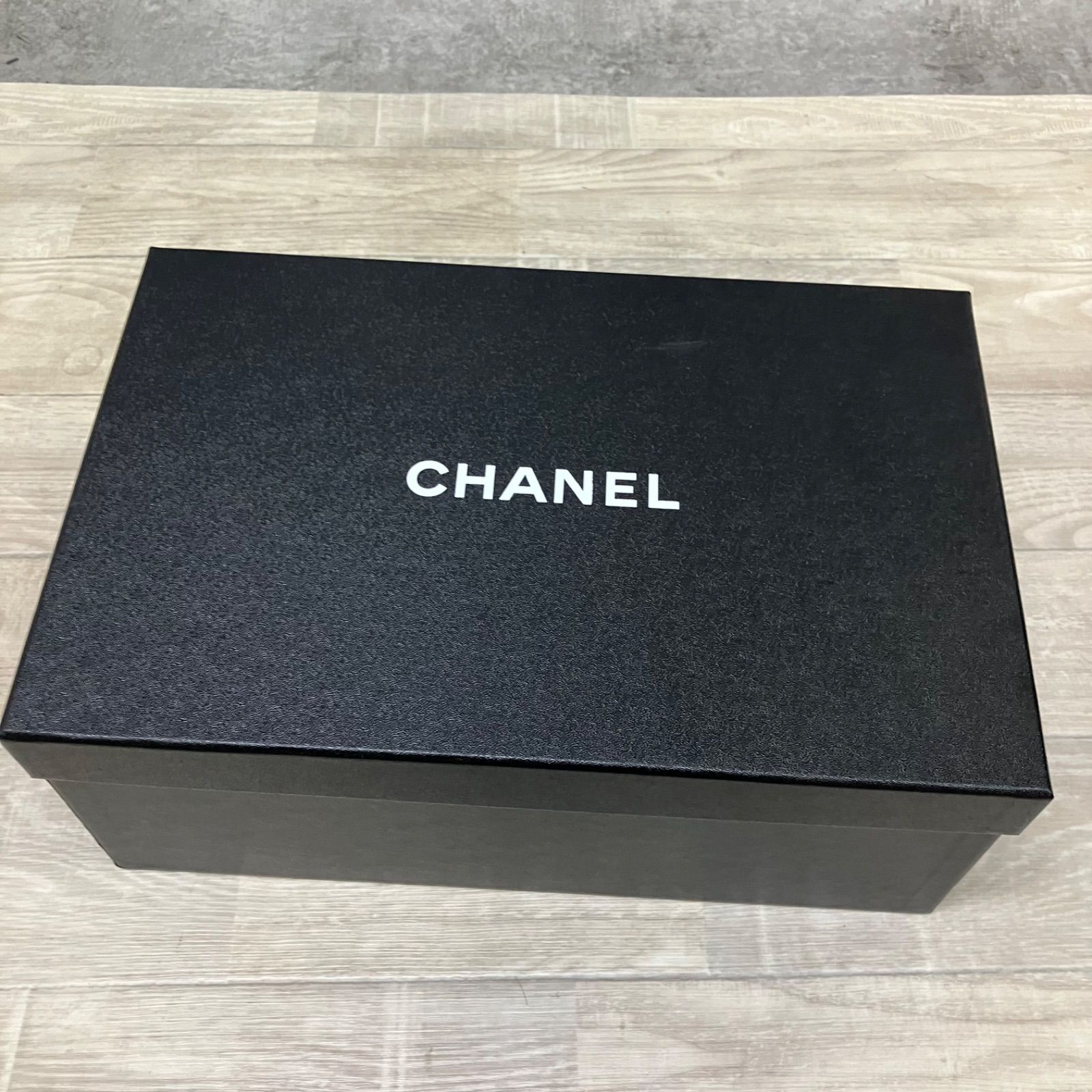  CHANEL シャネル スエード ヒール ブーティ ネイビー 37 1 2 23.5 cm 9 e 489 64 ブーティ ブーツ