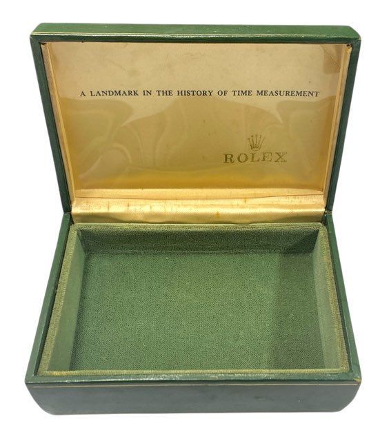 ロレックス 時計用 ケース グリーン ROREX 空箱 箱 昭和40年代 1960年代 BOX 内箱