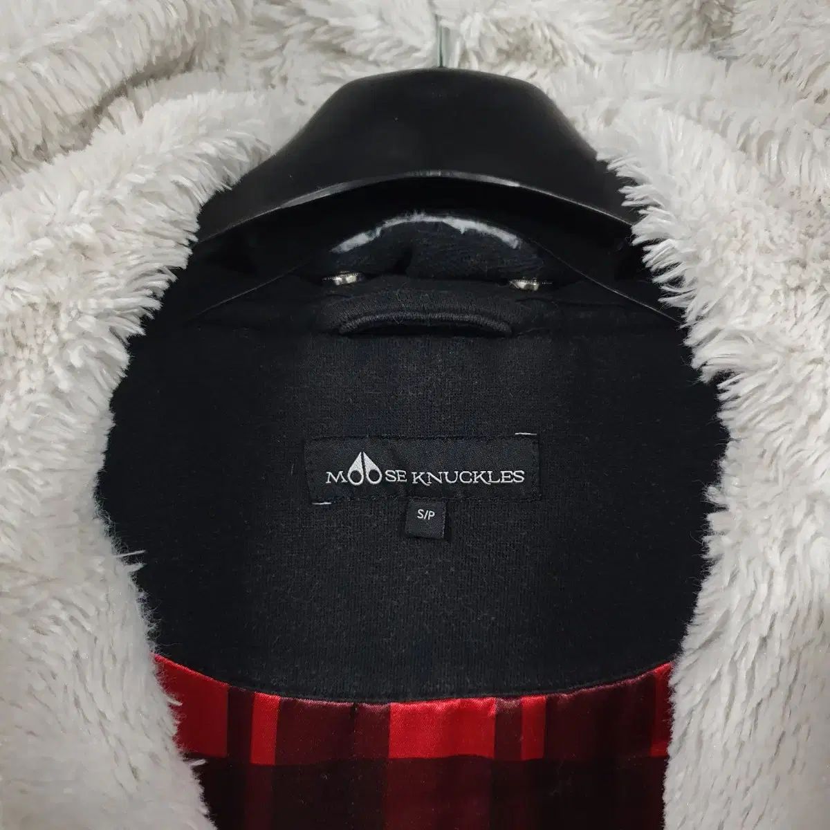  レディース S 90 ムースナックルズ シルバー Classic BUNNY セーター シープスキン WHO ジップアップ フーディー ブラック パーカー トップス