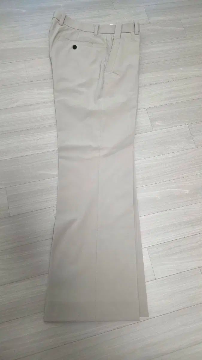 WOOYOUNGMI ウーヨンミ ワイドスラックス ベージュ