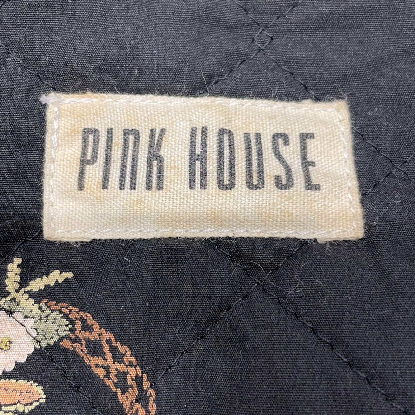PINK HOUSE ピンクハウス バスケットフラワー フード付きブルゾン