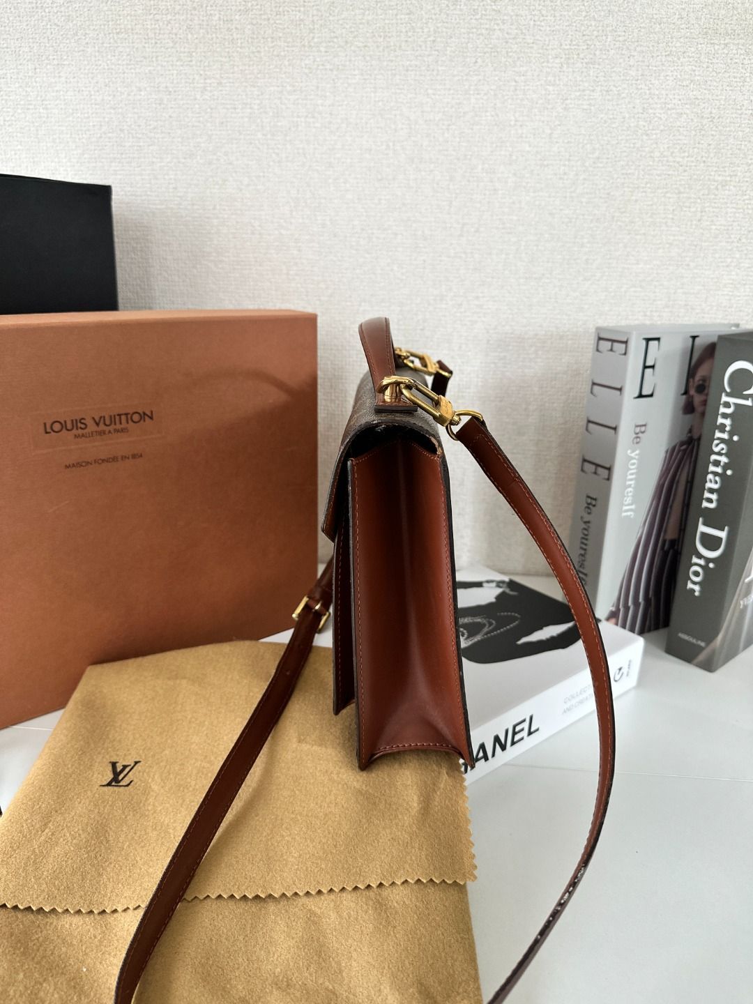 ブラウン ハンドバッグ