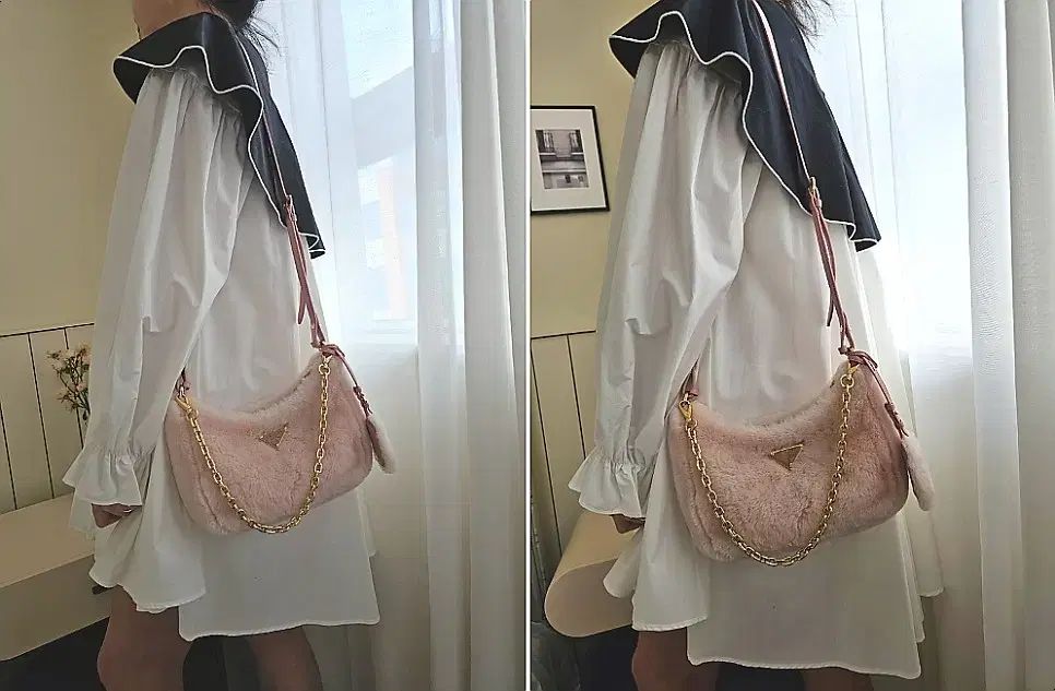 Shearling ショルダーバッグ